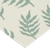 Chemin De Table Court Tropical Jungle Rainforest Fern Feuille Motif (Coin)