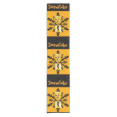 Chemin De Table Court Trump/Snowflake Table Runner (Devant)