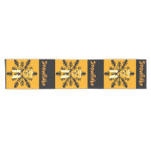 Chemin De Table Court Trump/Snowflake Table Runner (Horizontal)