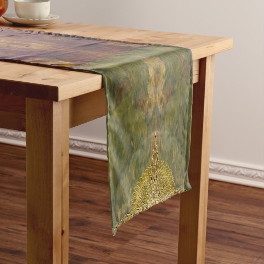 Chemin De Table Court Tsukuyomi-pourpre (In Situ)