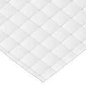 Chemin De Table Court Tuile blanche (Coin)