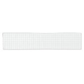 Chemin De Table Court Tuile blanche (Horizontal)