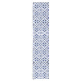 Chemin De Table Court Tuile bleue portugaise (Devant)