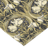 Chemin De Table Court Tulipes blanches Art nouveau (Coin)