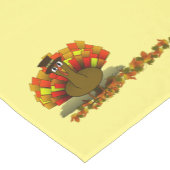 Chemin De Table Court Turkey Pilgrim Thanksgiving (Coin)