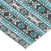 Chemin De Table Court Turquoise, Black & White Tribal Mug (Coin)