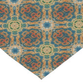 Chemin De Table Court Turquoise Bleu Orange Jaune Vert Hip Bohème Art (Coin)