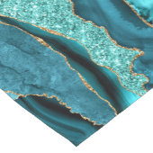 Chemin De Table Court Turquoise Blue Gold Parties scintillant Turquoise  (Coin)