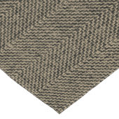 Chemin De Table Court Tweeter Brown et noir (Coin)