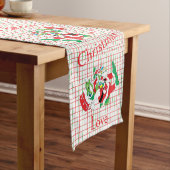 Chemin De Table Court TySantaSaurus Christmas Personalize 14 x 72 (In Situ)