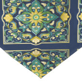 Chemin De Table Court 💛 💚 💙 Un Chef-D'Oeuvre Azulejo Unique (Coin)