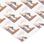 Chemin De Table Court Un cru joyeux de thanksgiving (Coin)