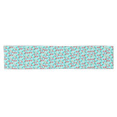 Chemin De Table Court Un design de motif rétro cool (Horizontal)