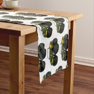 Chemin De Table Court Un Green Monster truck