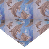 Chemin De Table Court Un morceau de dauphins de saut (Coin)