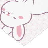 Chemin De Table Court Un petit lapin fait de sentiments (Coin)