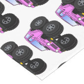 Chemin De Table Court Un Pink Monster Cartoon (Coin)