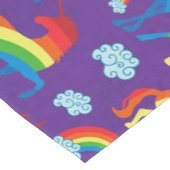 Chemin De Table Court Unicornes arc-en-ciel (Coin)