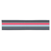 Chemin De Table Court Uniforme foncé (Horizontal)