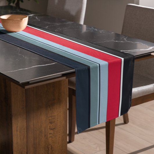 Chemin De Table Court Uniforme foncé