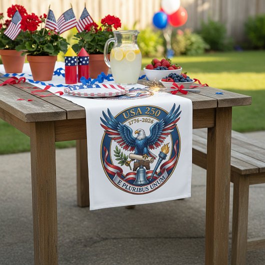 Chemin De Table Court USA 250 Eagle