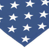 Chemin De Table Court USA Drapeau Bleu Blancs Étoiles Coton Table Runner (Coin)