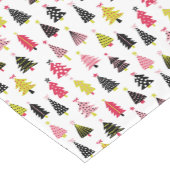 Chemin De Table Court Vacances de Noël vert Hot Pink (Coin)