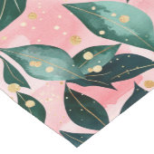 Chemin De Table Court Vacances d'hiver botaniques à motif (Coin)