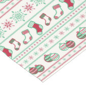 Chemin De Table Court Vacances Motif de Noël moche (Coin)