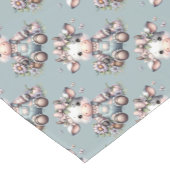 Chemin De Table Court Vache Bébé mignonne Pastel dans les salons avec fl (Coin)