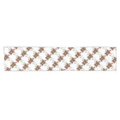 Chemin De Table Court Vache de Noël (Horizontal)