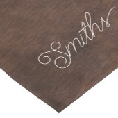 Chemin De Table Court Vachette Brown et blanche (Coin)