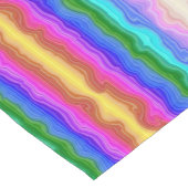 Chemin De Table Court Vagues de couleur (Coin)