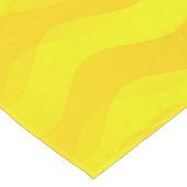 Chemin De Table Court Vagues douces jaune + vos idées (Coin)