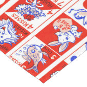 Chemin De Table Court Valentine Retro Love Hugs Motif (Coin)