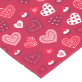 Chemin De Table Court Valentines coeur motif (Coin)