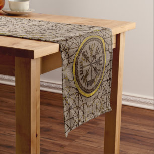 Chemin De Table Court Vegvisir. La boussole magique de Viking de