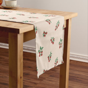 Chemin De Table Court Verger de tomates Tomate Rouge Vigne Verte