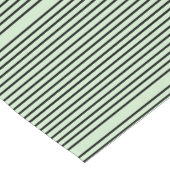 Chemin De Table Court Vert Avec Bande Moderne (Coin)