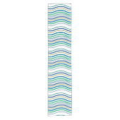 Chemin De Table Court Vert bleu marine (Devant)