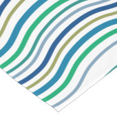 Chemin De Table Court Vert bleu marine (Coin)