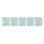Chemin De Table Court Vert bleu marine (Horizontal)
