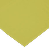 Chemin De Table Court Vert Chartreuse Simple Uni Couleur Unie (Coin)