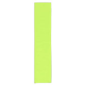 Chemin De Table Court Vert clair citron solide (Devant)