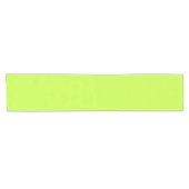 Chemin De Table Court Vert clair citron solide (Horizontal)
