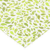 Chemin De Table Court Vert Feuille Nature Imprimer, Plante Motif feuille (Coin)