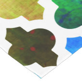 Chemin De Table Court Vert marocain de Marrakech (Coin)