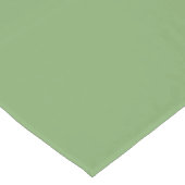 Chemin De Table Court Vert Sauge (Coin)