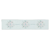 Chemin De Table Court Victorian Christmas Floral Custom Table Runner (Horizontal)