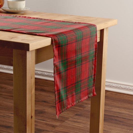 Chemin De Table Court Vieux plaid de tartan écossais de Maxwell de clan (In Situ)